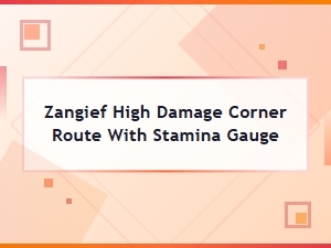 Zangief's Corner Wall Splat Finishers